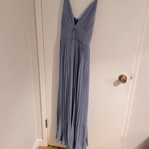 Lulus periwinkle blue pleated dress size XL